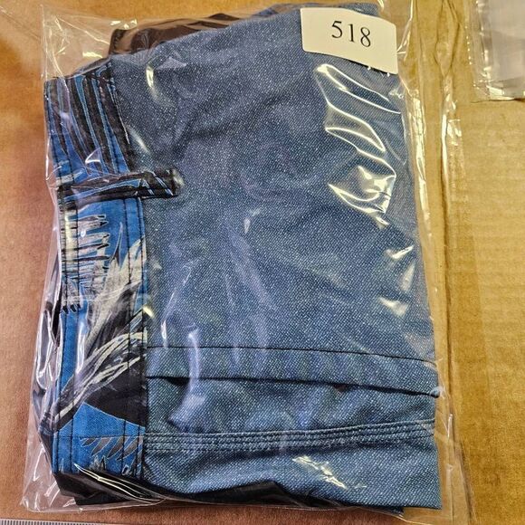 O'Neill Board Shorts Mens Size 30 Blue Palm Tree Print Swim Trunks - Picture 11 of 11